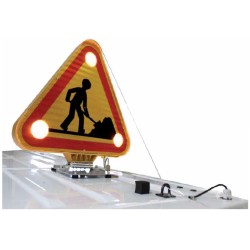 Kit ridicare triunghiuri luminoase - prindere adeziva